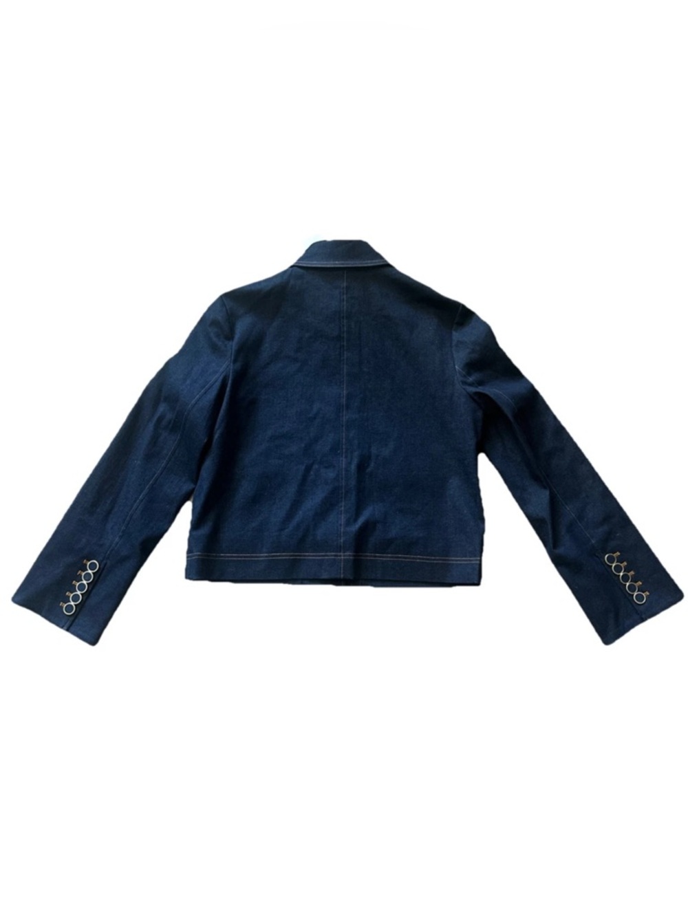 Veronica Beard Denim Jacket Barrington - NWT $898 Size 8 - Picture 13 of 16